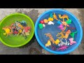 Learning Animal Names with Water Toys | Sea Animals, Dinosaurs &amp; Wild Animals Rescue /Baby Toys 