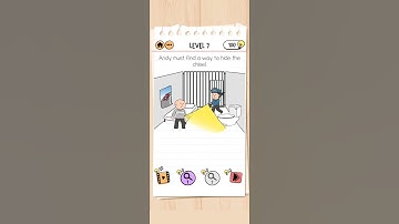 BRAIN TEST 2 PRISON ESCAPE LEVEL 7 ANDY MUST FIND A WAY TO HIDE THE CHISEL