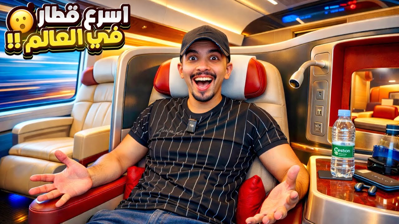 تجربة أسرع قطار بالصين | قطار الطلقة الصينية 😮🇨🇳