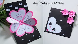 Beautiful Birthday Pop up greeting card idea | Origami paper crafts | DIY paper crafts