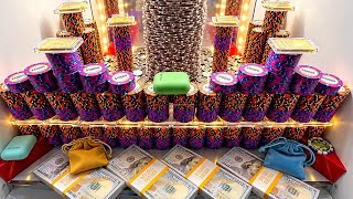 Return the 500/$1000 poker chip high limit coin pusher Guide