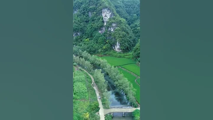 貴州大山發現一個山體大頭像，高達16米，比四川樂山大佛頭部高4米#shorts - 天天要聞