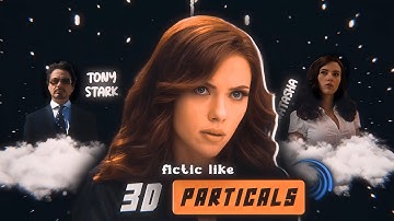 Trending ‎⁨fictic_editz⁩  like 3D PARTICLE ANIMATION in Alight Motion 🤯 (+preset)