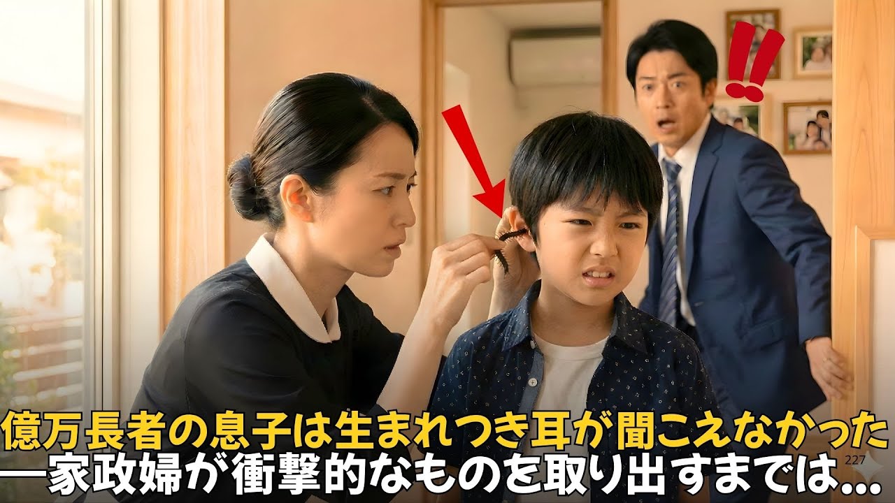 億万長者の息子は生まれつき耳が聞こえなかった――家政婦が衝撃的なものを取り出すまでは?