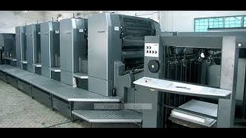 5 Colour Offset Printing Machine