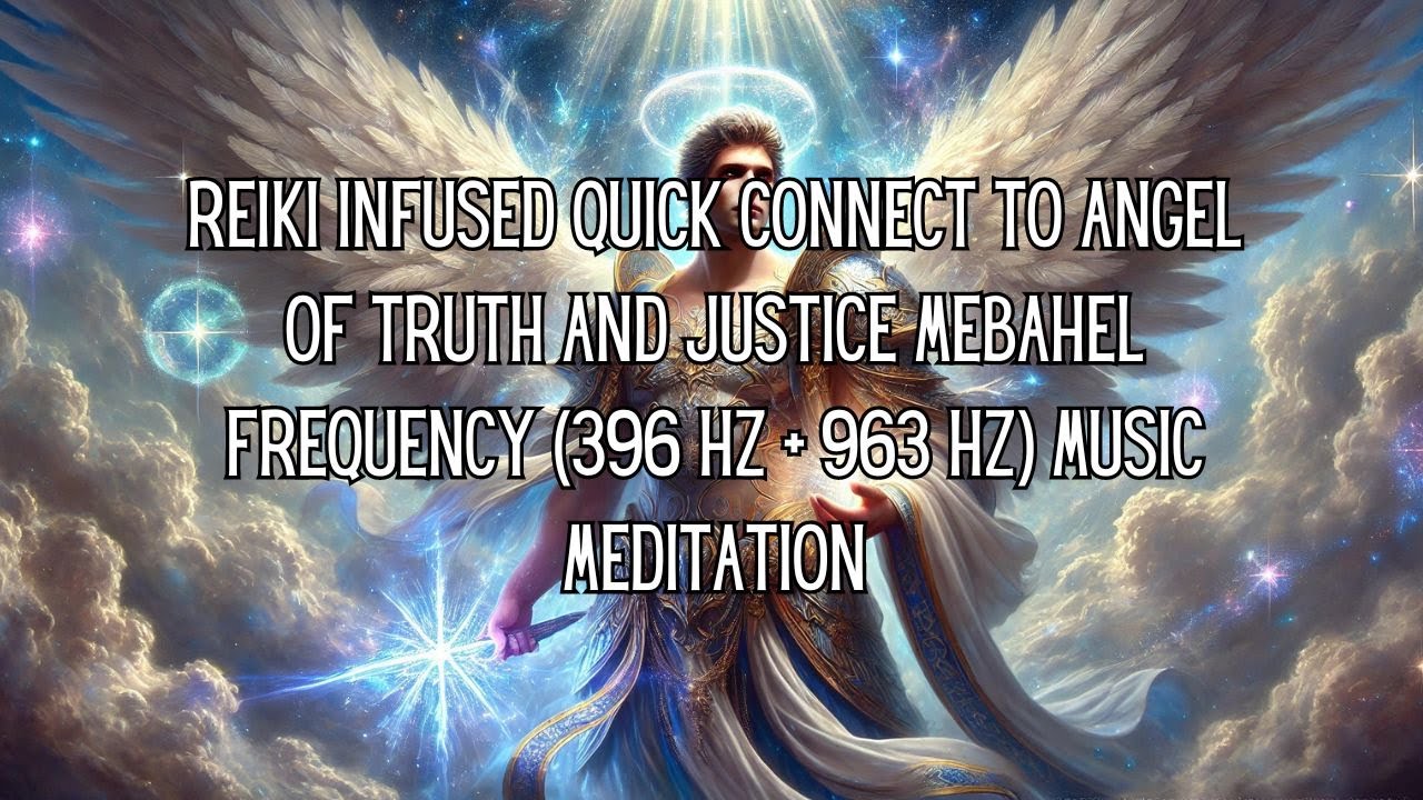 Reiki Infused Connect To Angel of Truth and Justice Mebahel Frequency ...