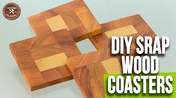 DIY Easy Wood Coasters / Scrap Wood Coasters | Woodworking Projects |  Interio Workshop