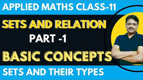 SETS Ex-5.1 | Sets & Relations 2022-23 | Ch-5 Part-1 | Applied Math Class 11 | Gaur Classes