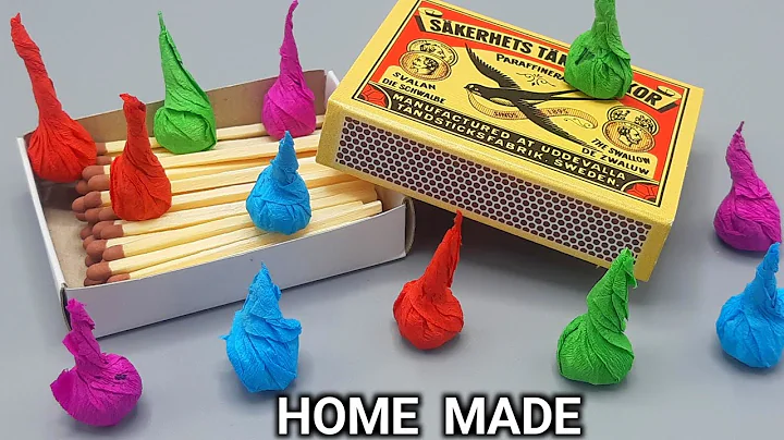 How To Make Diwali Pop Pop  Crackers Using Matchstick - Bijli Bomb / Diwali / Pop Pop Crackers