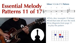 Essential Melody Patterns #11 • Guitar Fretboard Lesson