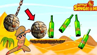 Bottle Shooting Game || Knock Down Bottles 🏀🍷🍷|| Bottle Shooting  Android || iOS Gameplay screenshot 1