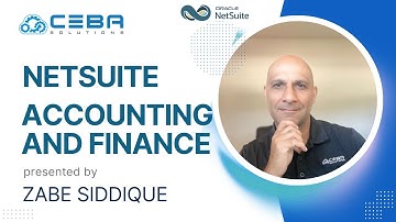 NetSuite - Accounting and Finance | Optimizing Accounting and Finance: A Comprehensive Demo