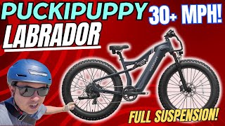 PUCKIPUPPY LABRADOR - Super FAST Full Suspension Fat Tire Off-Road Ebike - NOW ONLY$1299!