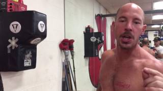 boxing wall target pad