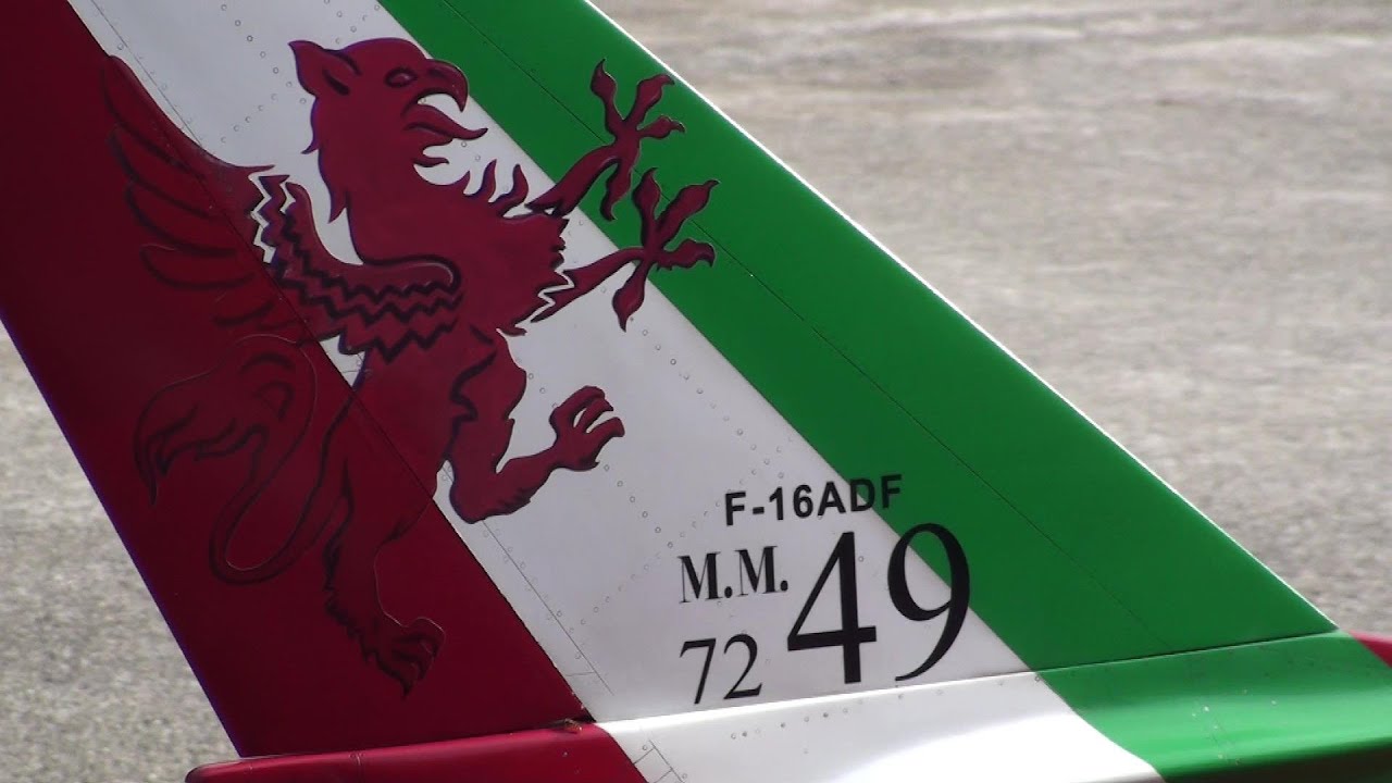 Italy Air Force F16A ADF Fighting Falcon RC Scale Turbine Model Jet special colour 1000 Flight Hours