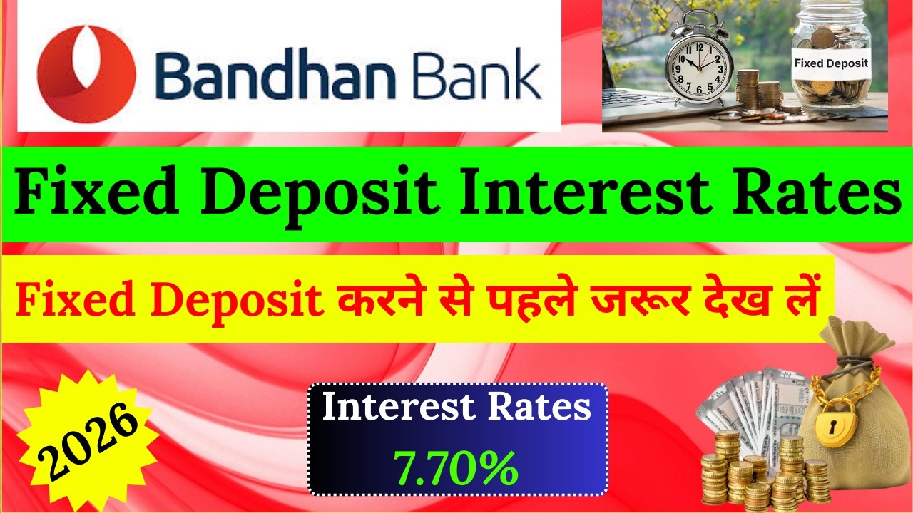 Bandhan Bank FD Interest Rate 2026 | Latest Fixed Deposit Interest Rates in Bandhan Bank