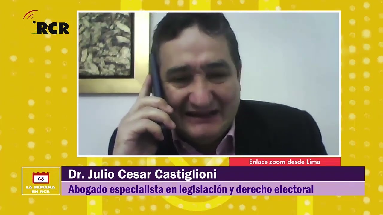 ANÁLISIS DE ELECCIONES REGIONALES Y MUNICIPALES CON JULIO CÉSAR CASTIGLIONI