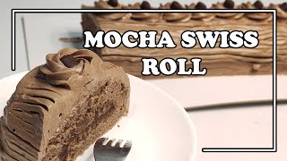 Mocha Swiss Roll | Mocha Roll | Mocha Cake