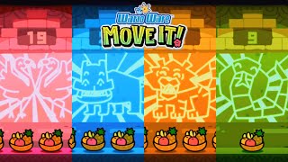 Warioware Move it! - All Microgames 4 of Temple Challenge & 2 Player Extra Story - Switch