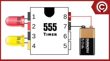 LED Chaser Circuit with 555 timer