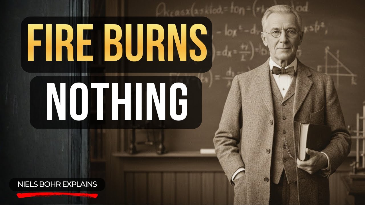Why Does Fire Burn? Niels Bohr’s Explanation Will Shock You