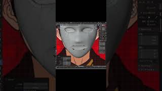 【日本三國】三角青輝をモデリングしてみた / Aoteru Misumi from "Nihon Sangoku" 3D Model