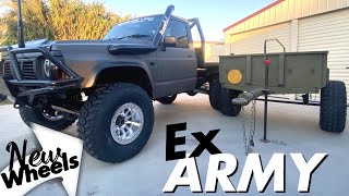 I bought an EX ARMY TRAILER!