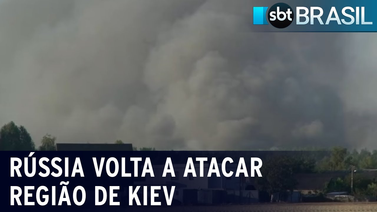 Guerra na Ucrânia: tropas russas voltam a atacar região de Kiev | SBT Brasil (28/07/22)