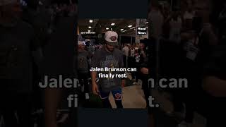 He can rest #hoodnews #knicks #jalenbrunson #nba #sports #foryou #fyp #nbaplayoffs #nbafinals #how