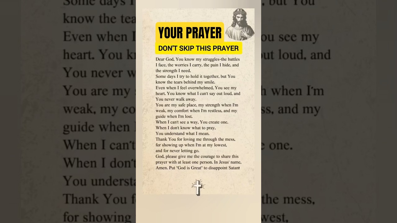 Don't Skip This Prayer 