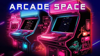 Arcade Space 👾 80's Synthwave Radio - Retrowave - Beats to Chill/Game to 🌌️ Gaming Music Mix