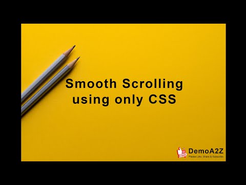 Smooth Scroll with CSS