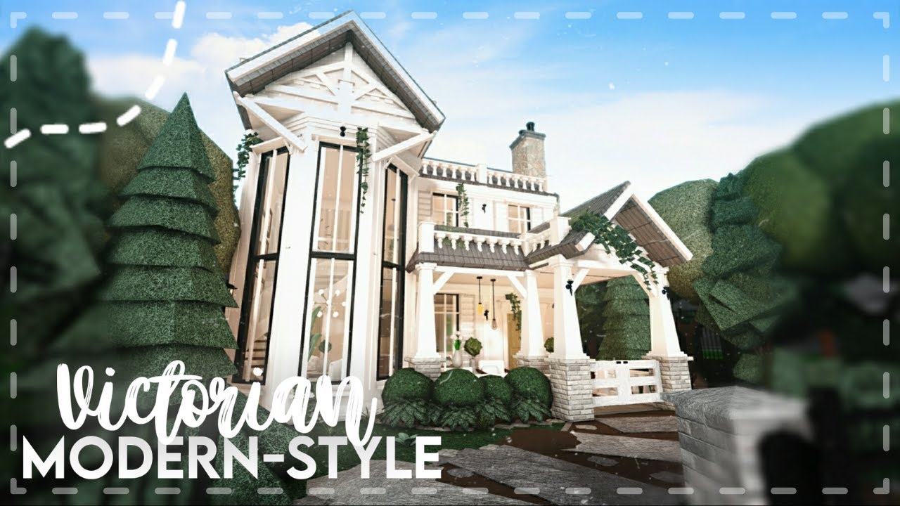 Minami Oroi Bloxburg Speedbuild and Tour - Victorian Modern-Style House ...