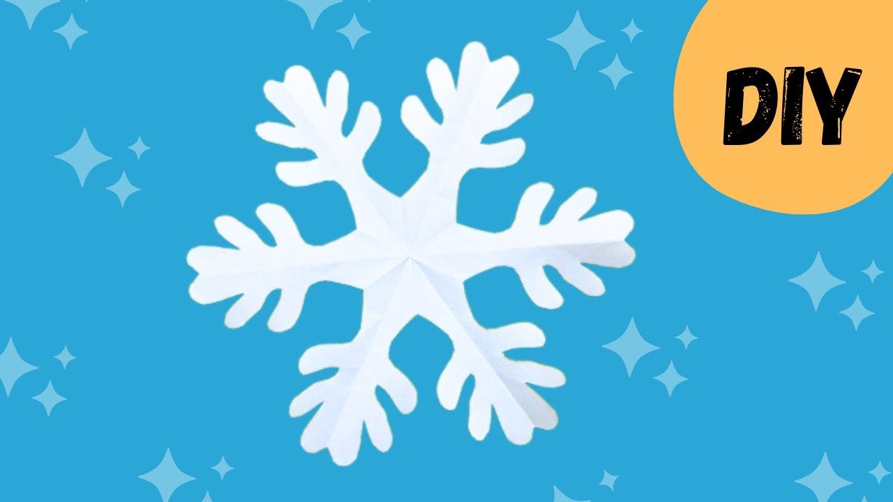 СНЕЖИНКА (ВЫ ТОЖЕ МОЖЕТЕ ЭТО СДЕЛАТЬ...!!!) / поделки из бумаги а4 / оригами