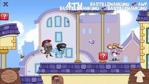 BastilleMahkumu & Yunicancincon vs 1MSX.aWP & 1MSX.BadassQueenxzf- FunRun2