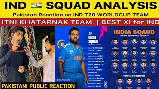 IND 🇮🇳 Strongest World Cup Squad 🤬 | Pakistani Public Reaction