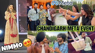 Chandigarh Meta Event GONE CRAZY 😱 Nimrat khaira , Paradox Live performance 🔥