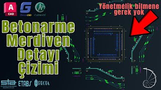 Betonarme Merdiven Donatı Detayı Nasıl Çizilir? #autolisp #betonarme #merdiven #autocad #drawing Betonarme Merdiven Donatı Detayı Nasıl Çizilir? #autolisp #betonarme #merdiven #autocad #drawing