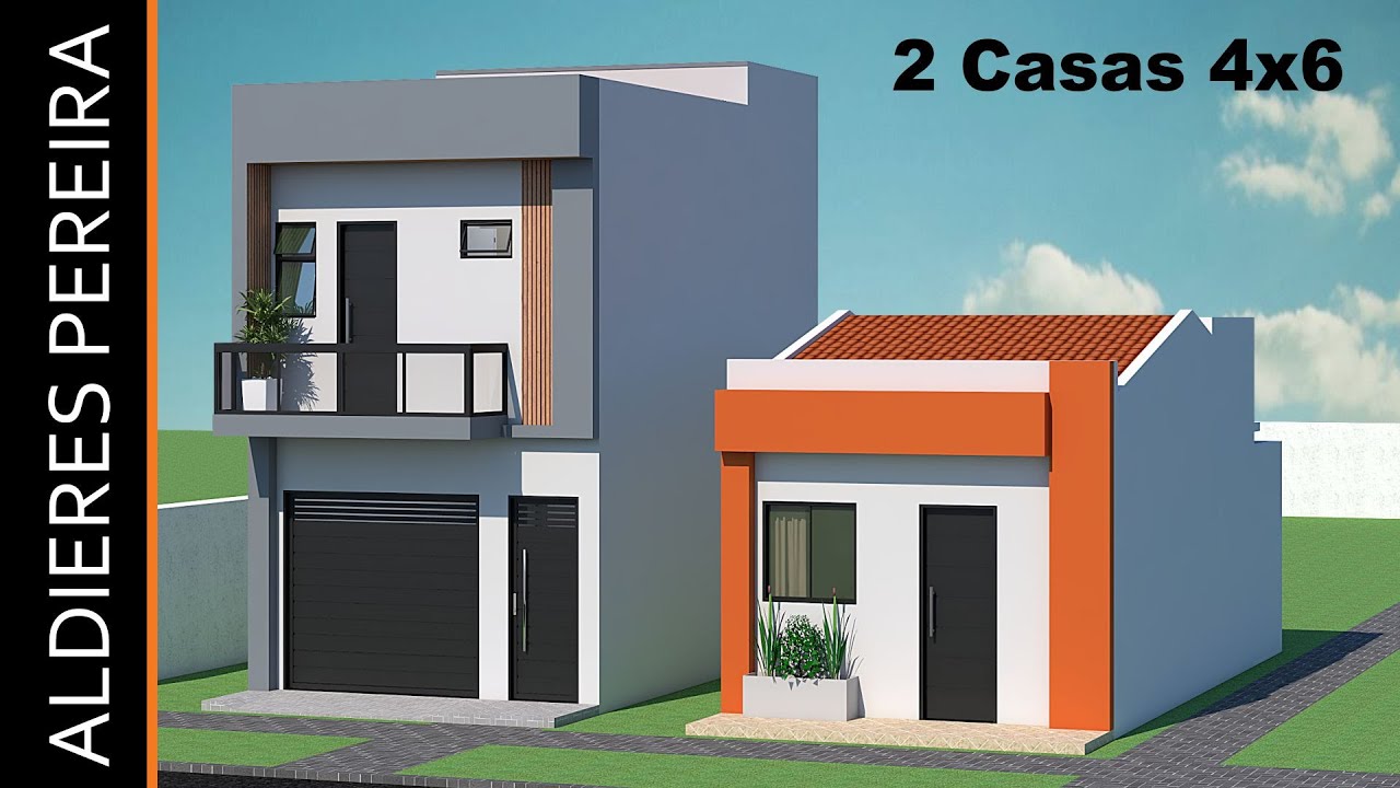 2 Projetos de 4 X 6 metros cada I Escolha o melhor pra você! - YouTube