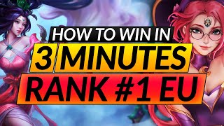 HOW TO WIN LĄNE IN 3 MINUTES - INSANE TIPS of Rank 1 (1500LP) Support - LoL Janna Guide