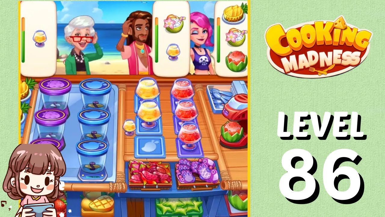 Cooking Madness Level 86 (86-1, 86-2 & 86-3) Juice 🍹🍷🍸