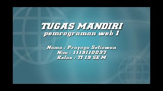 membuat database mysql - tugas mandiri pemrograman web 1