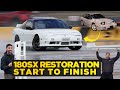 Full build  restoration of jdm nissan 180sx