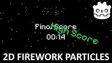 How To Make 2D Firework Particles - Godot 4