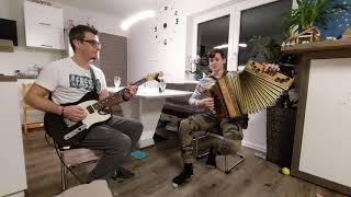 Video thumbnail of "Gigi D'Agostino (L'Amour Toujours),  Klemen Gorjanc & Filip Pintar on  electric guitar and accordion"