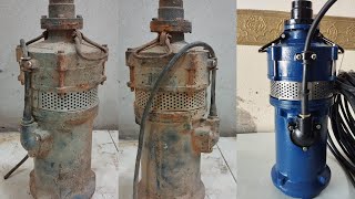 submersible water pump restoration || borewell motor repair || missile motor repair