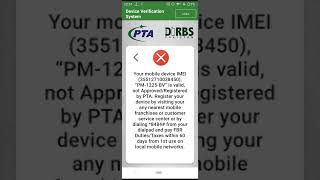 Sony Xperia 1 IMEI verification from DVS app screenshot 2