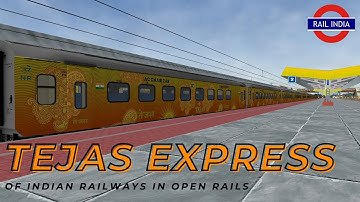 TOP 4 FASTEST TEJAS EXPRESS IN MSTS OPEN RAILS || IR-MSTS