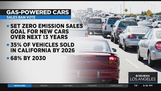 California may become the first state ban new gas car sales