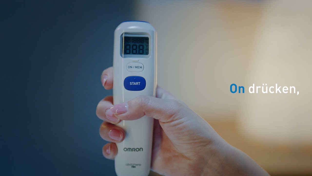 Anleitung für das Fiebermessen mit - Gentle OMRON Temp Fieberthermometer dem YouTube 720